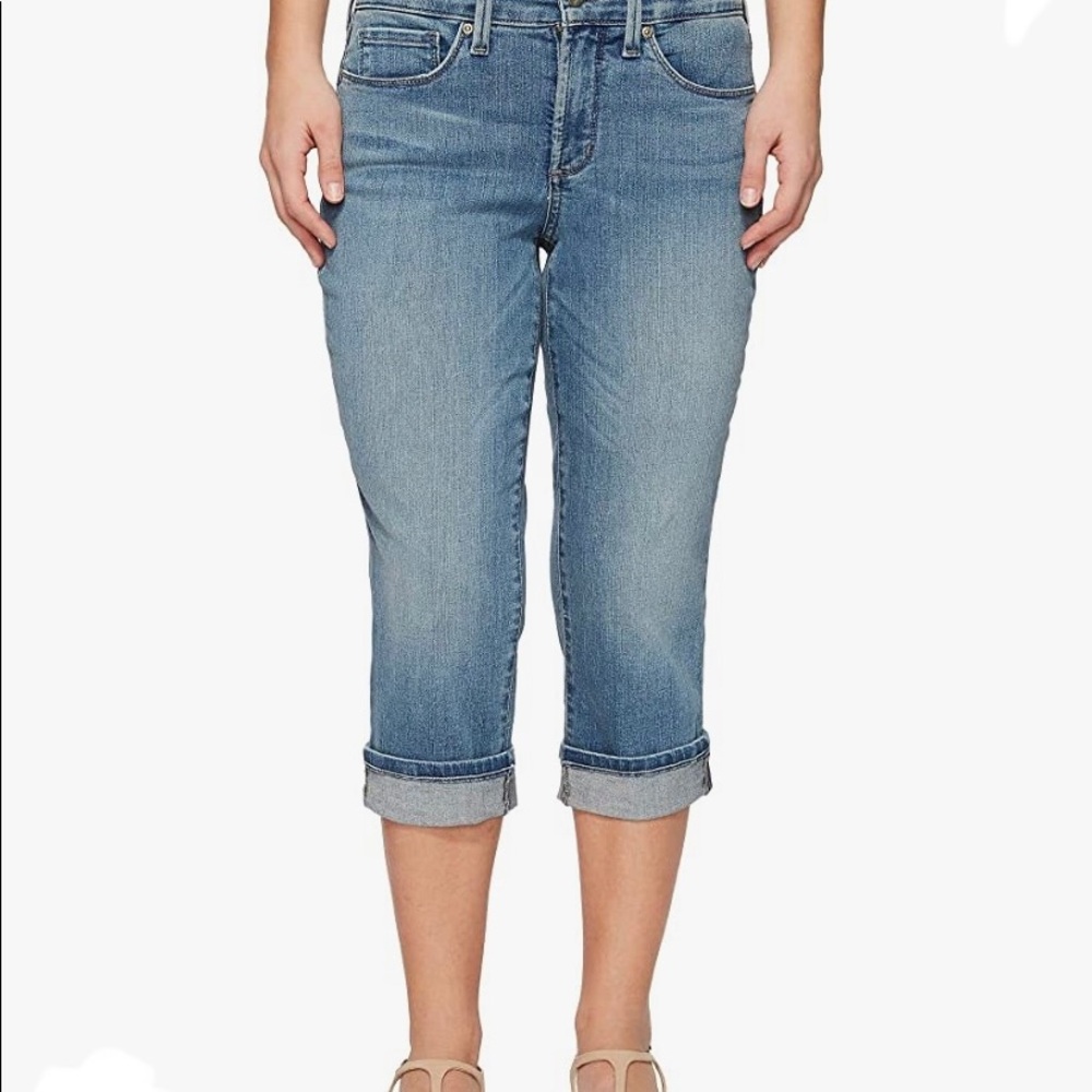 NYDJ crop cuff jeans, petite